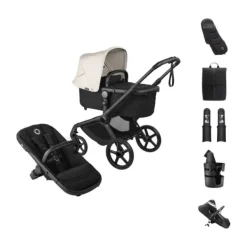 Bugaboo Fox 5 Renew Kinderwagen 2-in-1 - Essential Bundel - Black / Deep Indigo><noscript><img width=