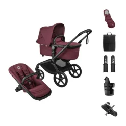 Bugaboo Fox 5 Renew Kinderwagen 2-in-1 - Essential Bundel - Black / Deep Indigo><noscript><img width=