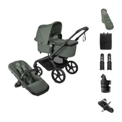 Bugaboo Fox 5 Renew Kinderwagen 2-in-1 - Essential Bundel - Black / Deep Indigo><noscript><img width=
