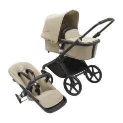 Bugaboo Fox Cub Complete Black / Desert Beige - Desert Beige> Wandelwagens|Complete Kinderwagens
