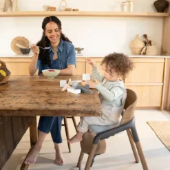 Bugaboo Giraffe Base Wood/Grey><noscript><img width=