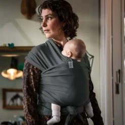 ByKay Draagdoek Stretchy Wrap Deluxe Chocolate M><noscript><img width=