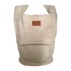 ByKay Tiny Click Carrier Ribbed Velvet Almond Sand> Buikdragers