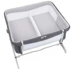 Chicco Co-sleeper - Next2Me Twins - Magnet Grey><noscript><img width=