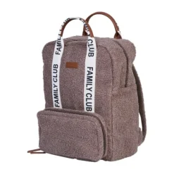 Childhome Family Club Verzorgingsrugzak - Signature - Teddy - Zacht Bruin><noscript><img width=