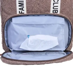 Childhome Family Club Verzorgingsrugzak - Signature - Teddy - Zacht Bruin><noscript><img width=