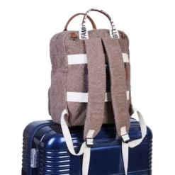 Childhome Family Club Verzorgingsrugzak - Signature - Teddy - Zacht Bruin><noscript><img width=