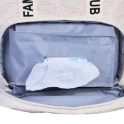 Childhome Family Club Verzorgingsrugzak - Signature - Teddy - Zacht Bruin><noscript><img width=