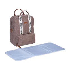 Childhome Mini Club Kinderrugzak - Signature - Teddy - Zacht Bruin><noscript><img width=