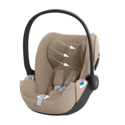 Cybex Cloud T I-Size Plus Cozy Beige - Beige> Autostoel Groep 0+ (0-13Kg)