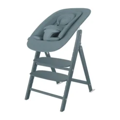 Cybex Kinderstoel Click & Fold Stone Blue - Mid Blue 4 In 1> Houten Kinderstoelen