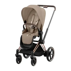 Cybex Kinderwagen 2-in-1 e-Priam 4 Rosegold - Cozy Beige> Wandelwagens|Complete Kinderwagens