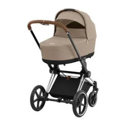Cybex Kinderwagen 2-in-1 Priam 4 Chrome Brown / Chrome - Cozy Beige> Wandelwagens|Complete Kinderwagens