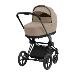 Cybex Kinderwagen 2-in-1 Priam 4 Matt Black - Cozy Beige> Wandelwagens|Complete Kinderwagens