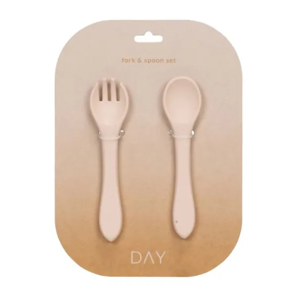 DAY Lepel En Vork Ivory Cream> Bestek