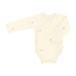 DAY Overslagromper Lange Mouw - Cream - Mt. 50/56> Rompertjes