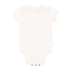 DAY Romper Korte Mouw + Grow-Along - Off White - Mt. 50/56> Rompertjes