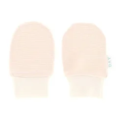 DAY Wantjes - Gestreept Cappucino - 0-6 Mnd> Wanten