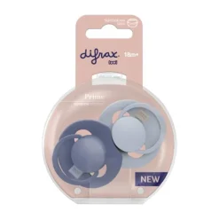 Difrax Dynamic Lovi Prime Fopspeen - 18+M - 2st. - Baby Blue/Blue> Fopspenen 18+ Maanden