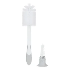 Difrax Flessenborstel 2in1 Wit/Grijs> Flessenborstel