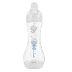 Difrax Handgreepfles Groot Woezel&Pip 240ml> Flessen