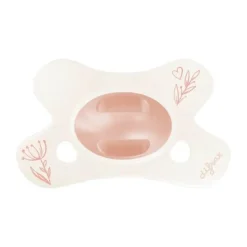 Difrax Natural Fopspeen - Newborn - Soft Pink Hearts><noscript><img width=