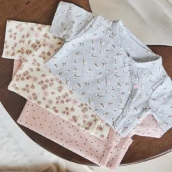 Dirkje Romper Korte Mouw Multi Colour Pink 3-Pack 44><noscript><img width=