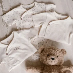 Dirkje Romper Overslag Korte Mouw Off White 3-Pack 44><noscript><img width=