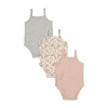 Dirkje Romper Zonder Mouw Multi Colour Pink 3-Pack 74/80> Rompertjes