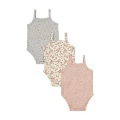 Dirkje Romper Zonder Mouw Multi Colour Pink 3-Pack 50/56><noscript><img width=