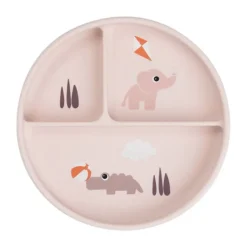 Done By Deer Playground Stick&Stay Vakjes Bord - Blue> Bordjes