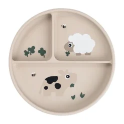 Done By Deer Tiny Farm Stick&Stay Vakjes Bord - Sand> Bordjes