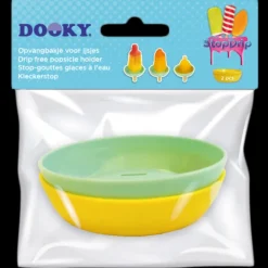Dooky Stop Drip Geel-Mint 2 stuks> Borstkolf Accessoires