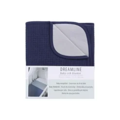 Dreamline Wiegdeken Blauw 75 x 100 cm> Wiegdekens
