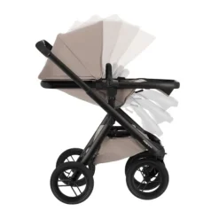 Dubatti One E6 Kinderwagen 2-in-1 - Black / Walnut Brown><noscript><img width=