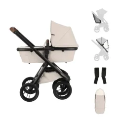 Dubatti One E6 Kinderwagen 2-in-1 - Dark Brown / Walnut Brown><noscript><img width=