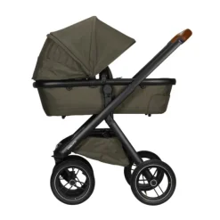 Dubatti One E5 Kinderwagen 2-in-1 Grey Frame Black/Cognac><noscript><img width=
