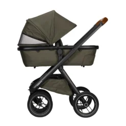 Dubatti One E5 Kinderwagen 2-in-1 Grey Frame Black/Cognac><noscript><img width=