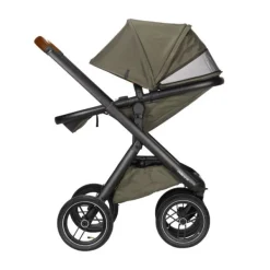 Dubatti One E5 Kinderwagen 2-in-1 Grey Frame Black/Cognac><noscript><img width=