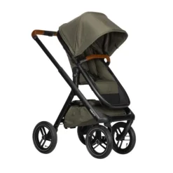 Dubatti One E5 Kinderwagen 2-in-1 Grey Frame Black/Cognac><noscript><img width=