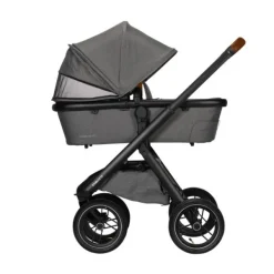 Dubatti One E5 Kinderwagen 2-in-1 Grey Frame Black/Cognac><noscript><img width=