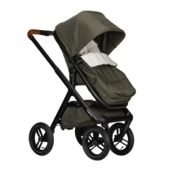 Dubatti One E5 Kinderwagen 2-in-1 Grey Frame Black/Cognac><noscript><img width=