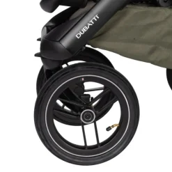 Dubatti One E5 Kinderwagen 2-in-1 Grey Frame Black/Cognac><noscript><img width=