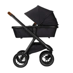 Dubatti One E5 Kinderwagen 2-in-1 Grey Frame Black/Cognac><noscript><img width=