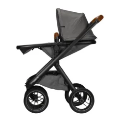 Dubatti One E5 Kinderwagen 2-in-1 Grey Frame Black/Cognac><noscript><img width=