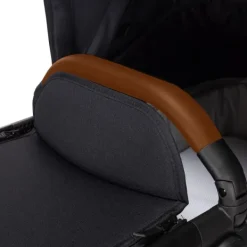 Dubatti One E5 Kinderwagen 2-in-1 Grey Frame Black/Cognac><noscript><img width=
