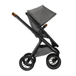 Dubatti One E5 Kinderwagen 2-in-1 Grey Frame Black/Cognac><noscript><img width=