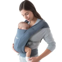 Ergobaby Draagzak Embrace Oxford Blue> Buikdragers