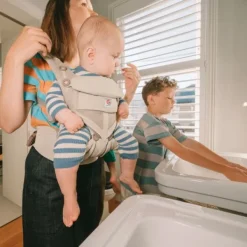 Ergobaby Omni Classic Mesh Draagzak - Charcoal Grey> Buikdragers