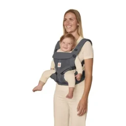 Ergobaby Omni Classic Mesh Draagzak - Charcoal Grey><noscript><img width=